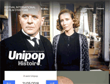 Tablet Screenshot of cinema-histoire-pessac.com